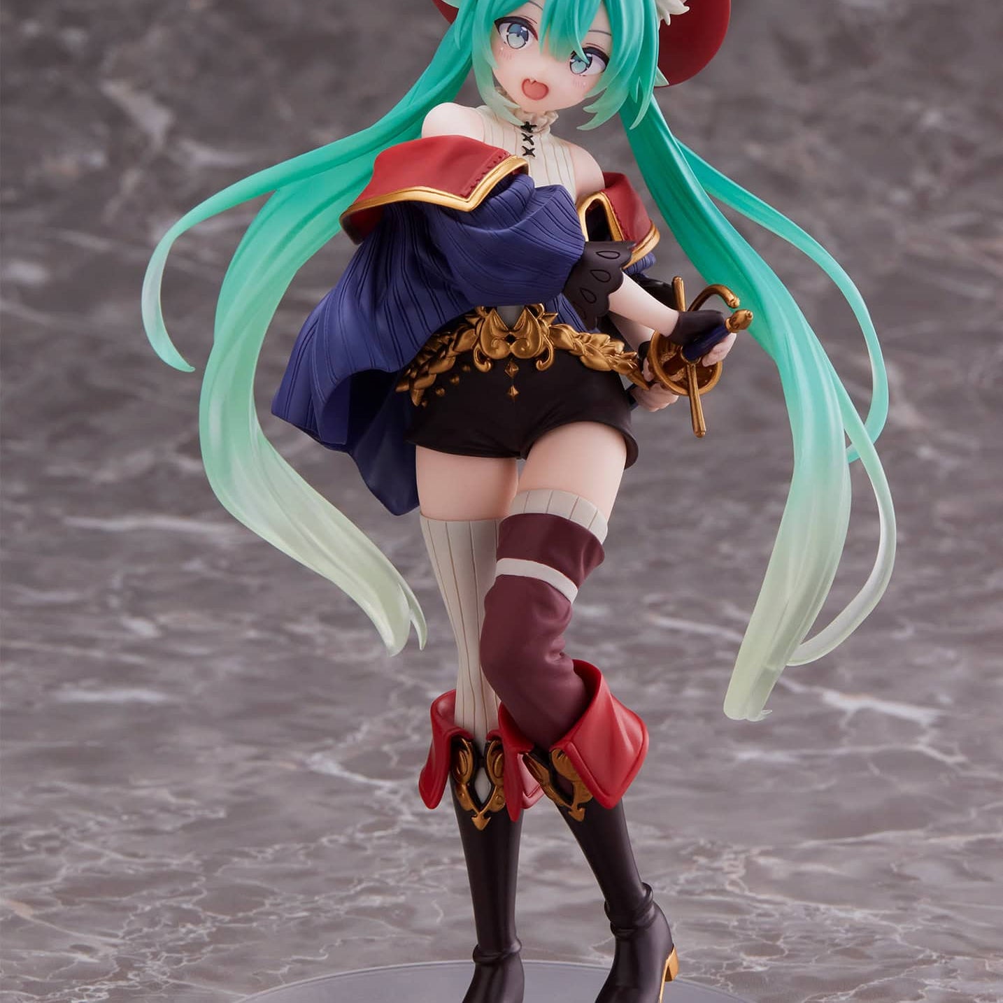 Clever Idiots Hatsune Miku Wonderland Puss in Boots Figure Kawaii Gifts 840342404803