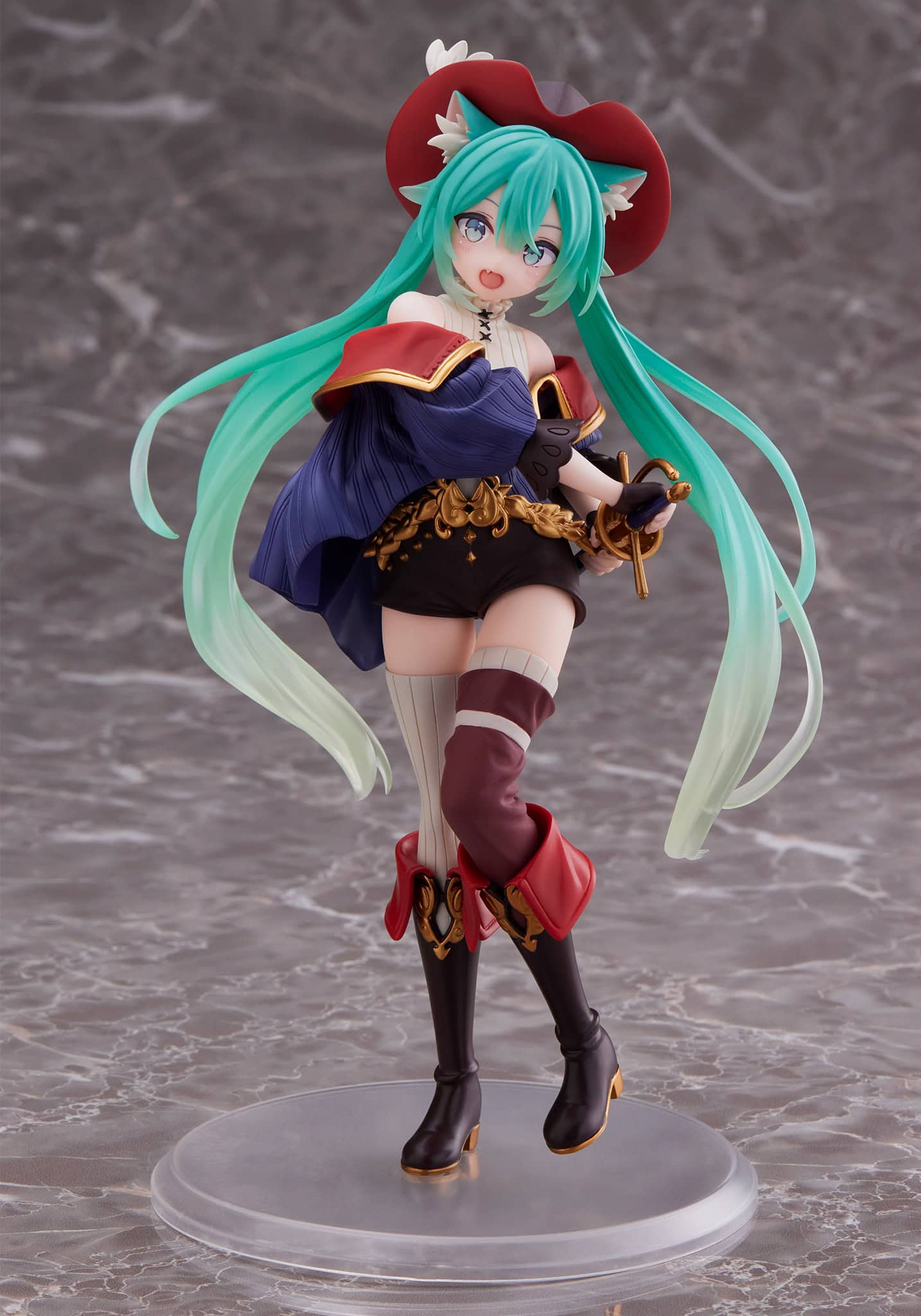 Clever Idiots Hatsune Miku Wonderland Puss in Boots Figure Kawaii Gifts 840342404803