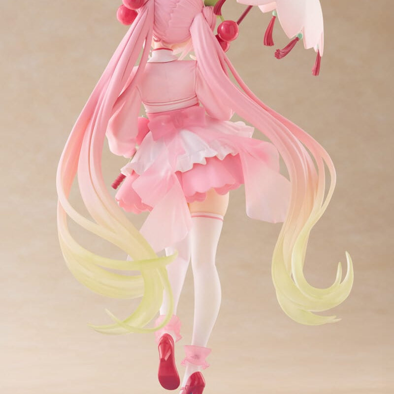 Clever Idiots Sakura Miku Sakura Dress Ver. AMP+ Figure Kawaii Gifts 840342404575