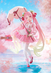 Clever Idiots Sakura Miku Sakura Dress Ver. AMP+ Figure Kawaii Gifts 840342404575