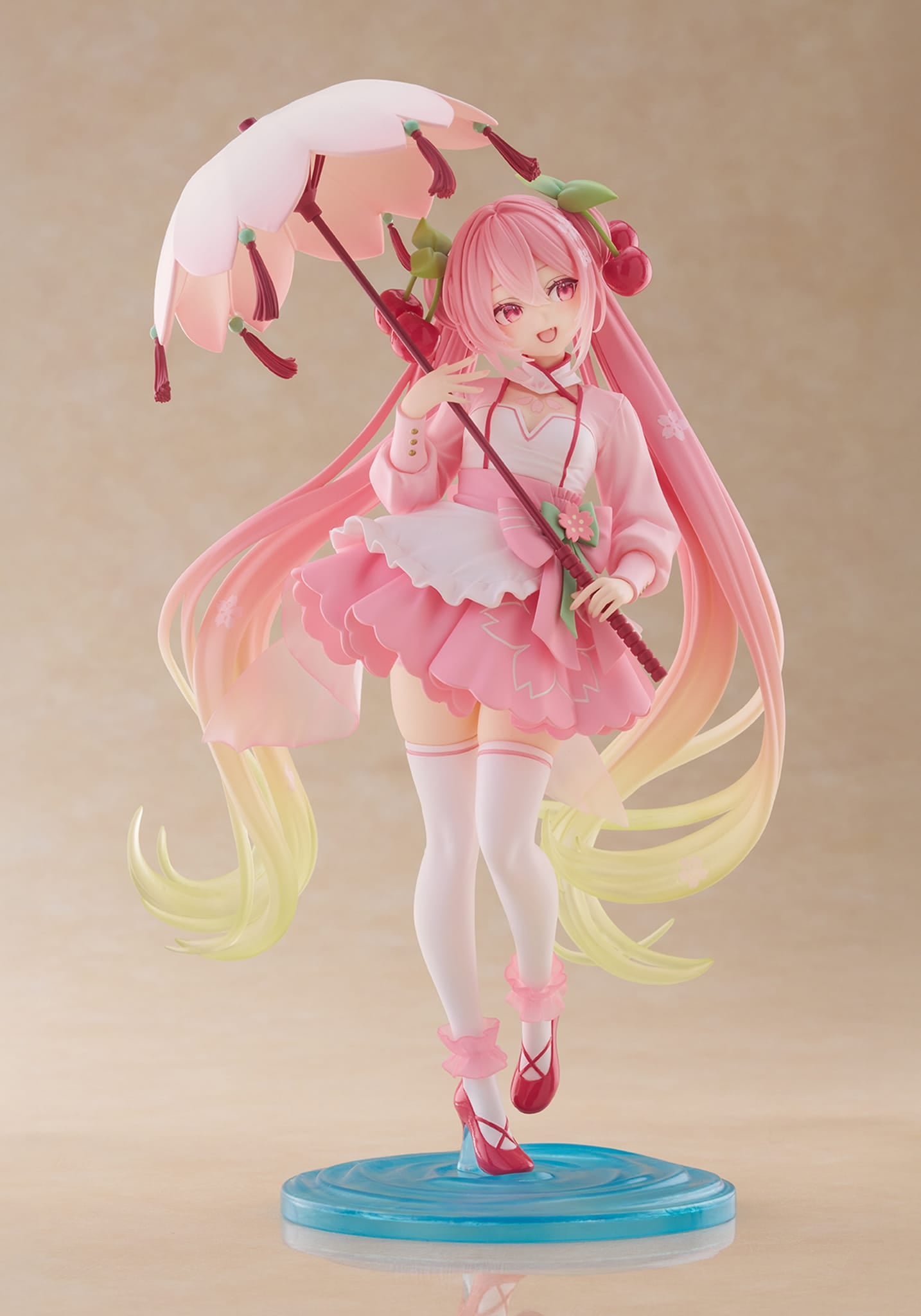Clever Idiots Sakura Miku Sakura Dress Ver. AMP+ Figure Kawaii Gifts 840342404575