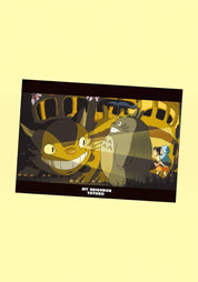 Clever Idiots My Neighbor Totoro A4 Plastic File Folders Cat Bus Arrives Kawaii Gifts 4549743646909