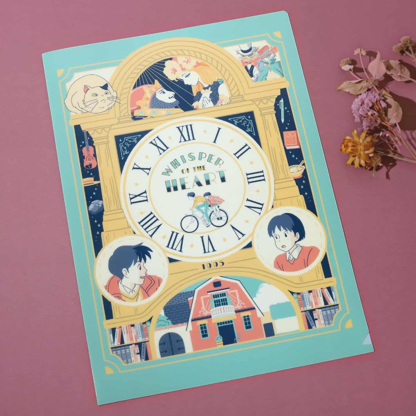 Clever Idiots Retro Studio Ghibli A4 Plastic File Folders (7 Films to Choose From) Castle in the Sky Kawaii Gifts 4549743813776