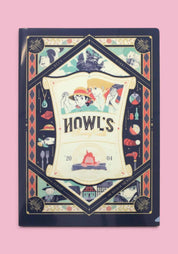 Clever Idiots Retro Studio Ghibli A4 Plastic File Folders (7 Films to Choose From) Howl's Moving Castle Kawaii Gifts 4549743692876