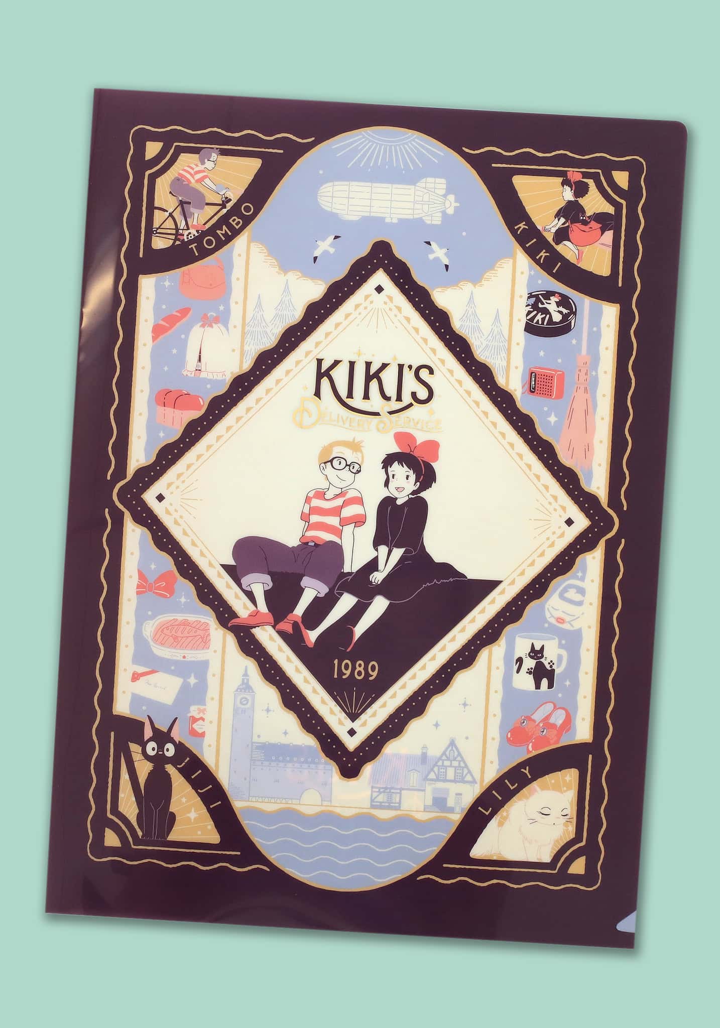 Clever Idiots Retro Studio Ghibli A4 Plastic File Folders: Totoro, Spirited Away & Kiki's Delivery Service Kiki's Delivery Service Kawaii Gifts 4549743692869