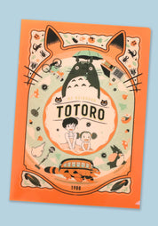 Clever Idiots Retro Studio Ghibli A4 Plastic File Folders: Totoro, Spirited Away & Kiki's Delivery Service My Neighbor Totoro Kawaii Gifts 4549743692852