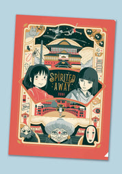 Clever Idiots Retro Studio Ghibli A4 Plastic File Folders: Totoro, Spirited Away & Kiki's Delivery Service Spirited Away Kawaii Gifts 4549743813783
