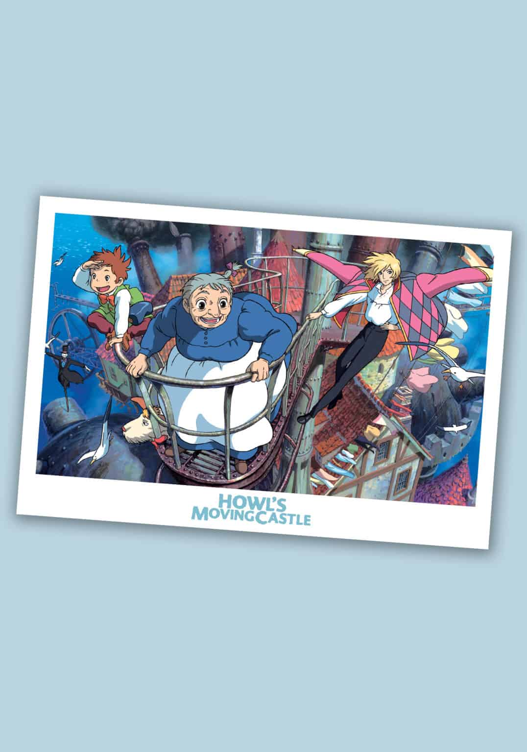 Clever Idiots Studio Ghibli Post Cards: Howl's Moving Castle, Totoro, Spirited Away, Kiki Howl's Moving Castle Kawaii Gifts 4961524647736