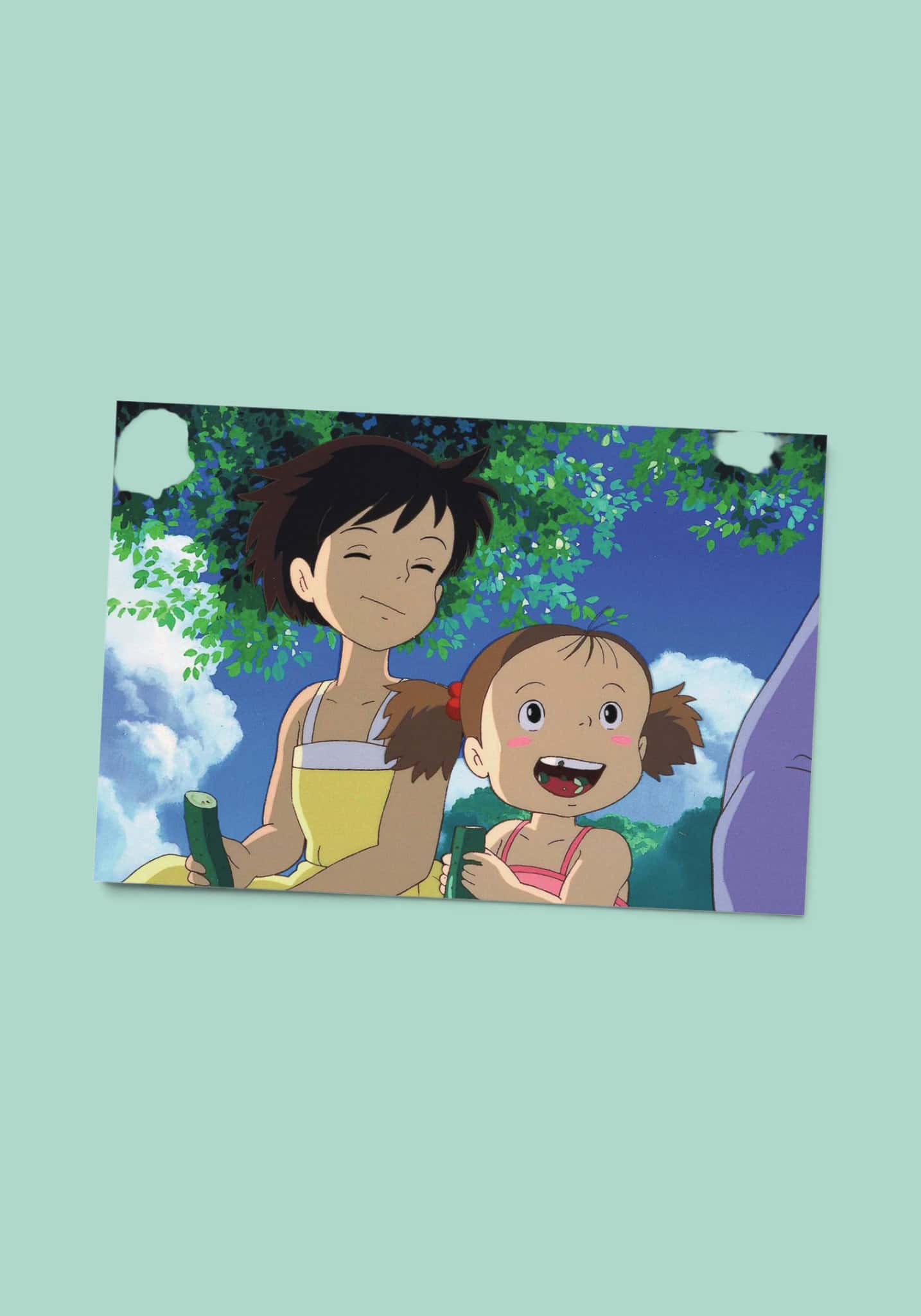 Clever Idiots Studio Ghibli Post Cards: Howl's Moving Castle, Totoro, Spirited Away, Kiki My Neighbor Totoro (Food) Kawaii Gifts 4961524793198