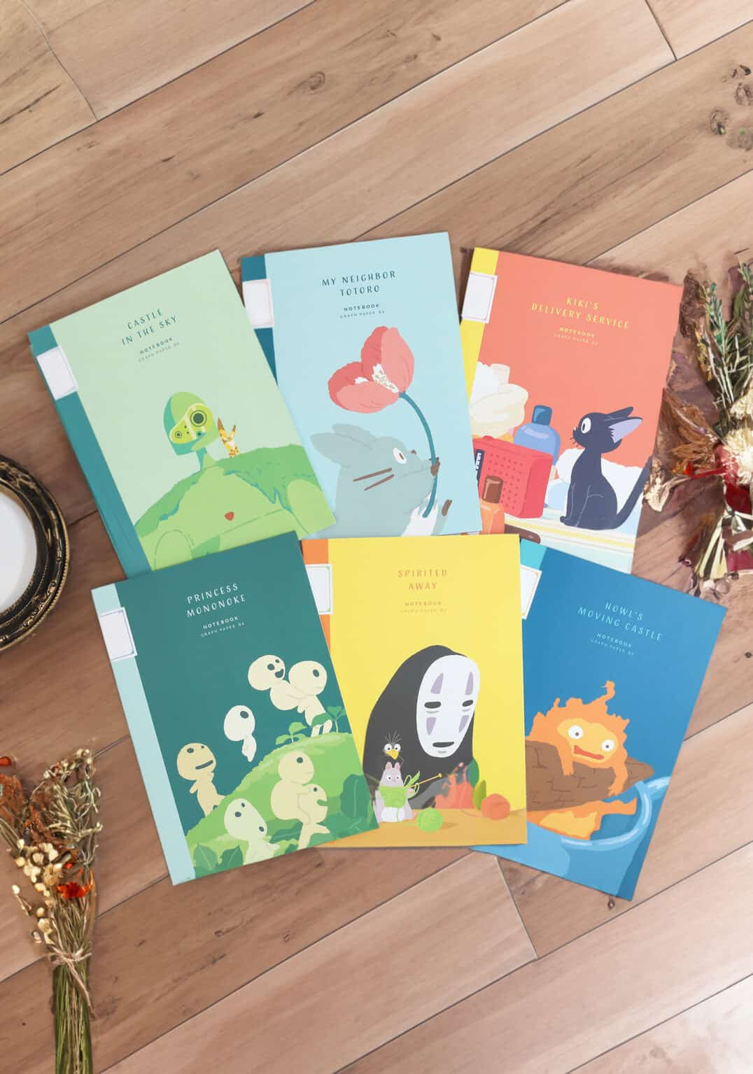 Clever Idiots Studio Ghibli Classics B6 Notebooks Kawaii Gifts