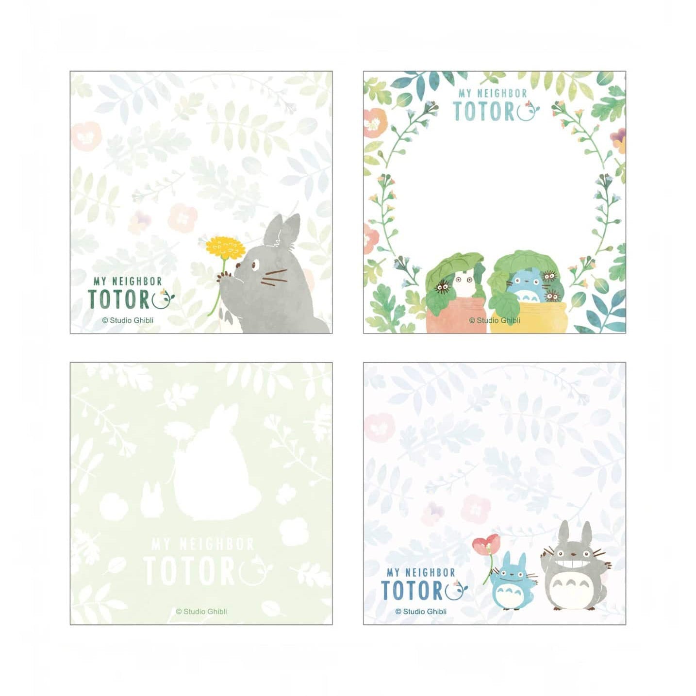 Clever Idiots Studio Ghibli My Neighbor Totoro Colorful Leaves Memos Kawaii Gifts
