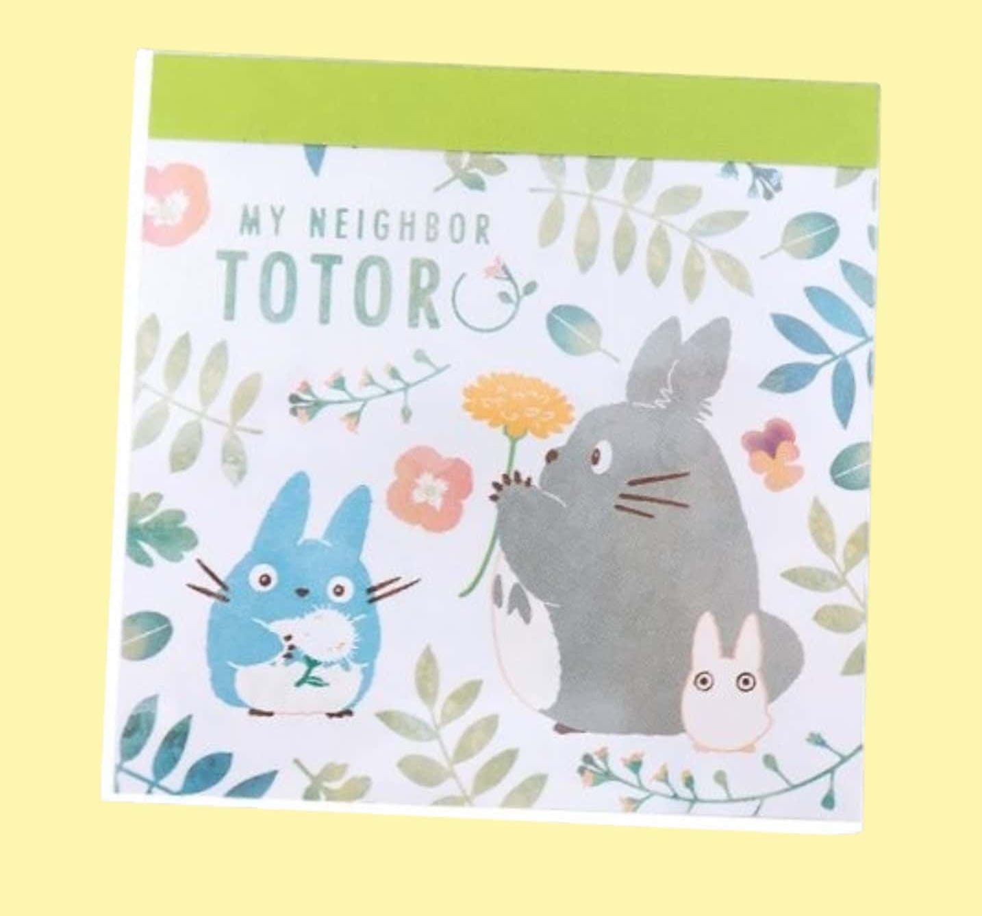 Clever Idiots Studio Ghibli My Neighbor Totoro Colorful Leaves Memos Square (small) Kawaii Gifts 4961524935352