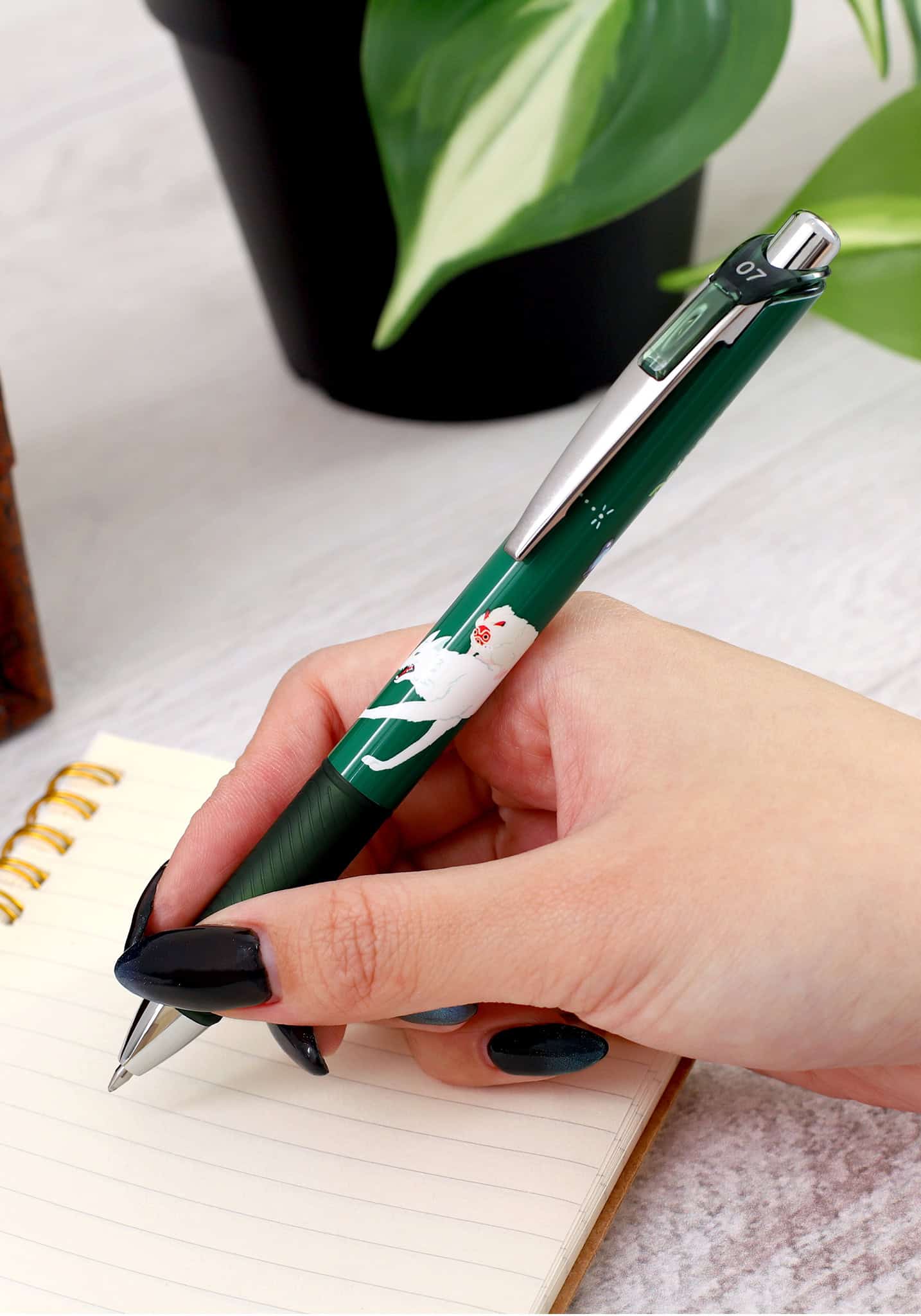 Clever Idiots Studio Ghibli Pentel Quick Drying Pens Princess Mononoke Kawaii Gifts 4550621195396
