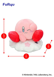 Clever Idiots Kirby On the Cloud 10" Plush Collection (3 to Choose from) Kirby Dozing Off Kawaii Gifts 4571623501183