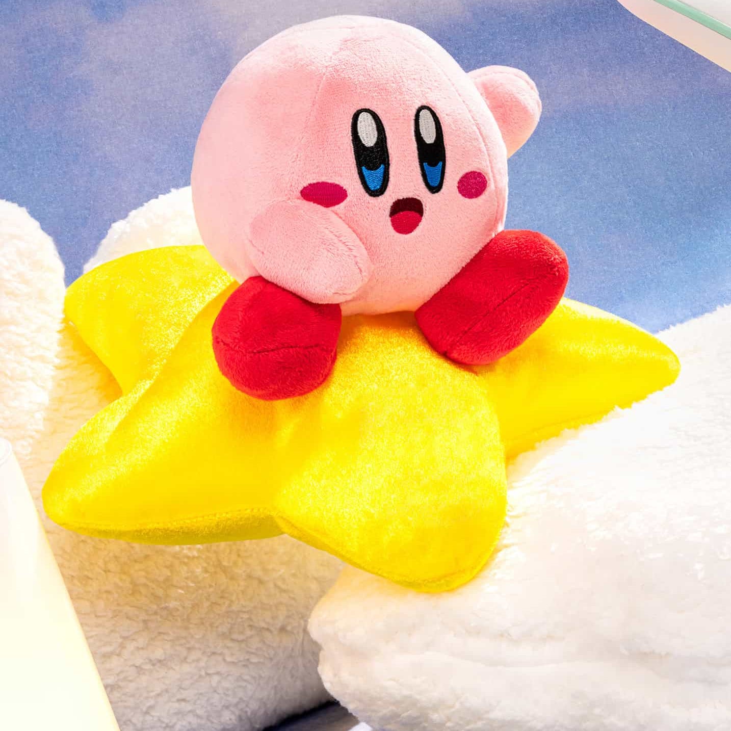 Clever Idiots Kirby On the Cloud 10" Plush Collection (3 to Choose from) Kirby Star Seat Kawaii Gifts 4571623500117