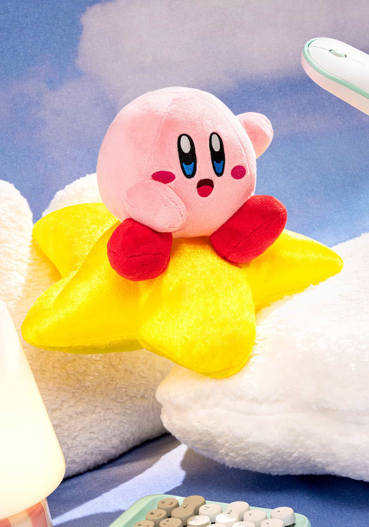 Clever Idiots Kirby On the Cloud 10" Plush Collection (3 to Choose from) Kirby Star Seat Kawaii Gifts 4571623500117