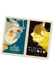 Clever Idiots Studio Ghibli Big Retro Stickers 2-Piece Sets: Totoro, Spirited Away, Kiki's Delivery Service My Neighbor Totoro Kawaii Gifts 4549743784618