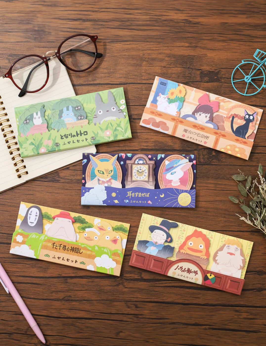 Clever Idiots Copy of Studio Ghibli Classics Sticky Notes Sets Kawaii Gifts