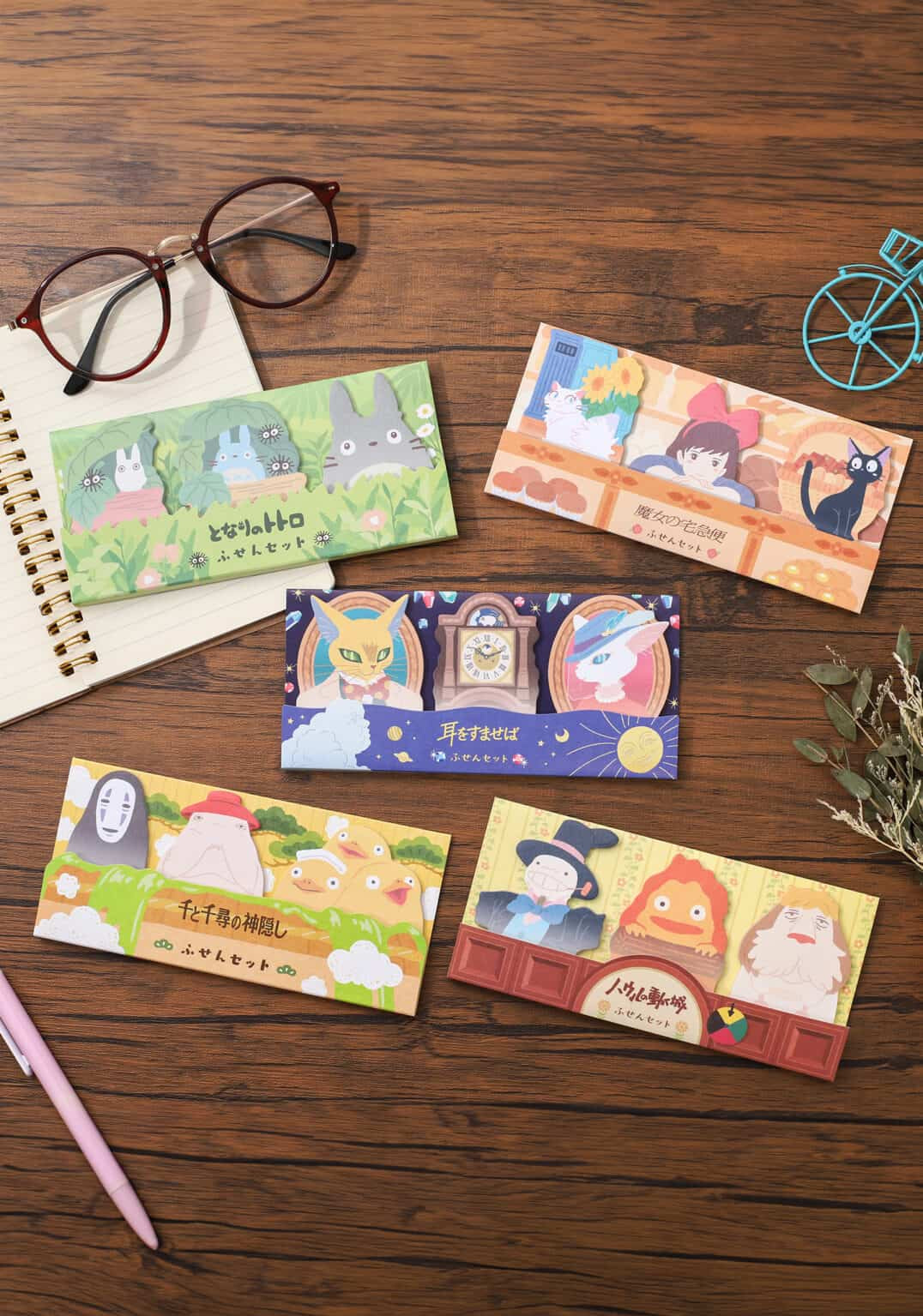 Clever Idiots Copy of Studio Ghibli Classics Sticky Notes Sets Kawaii Gifts