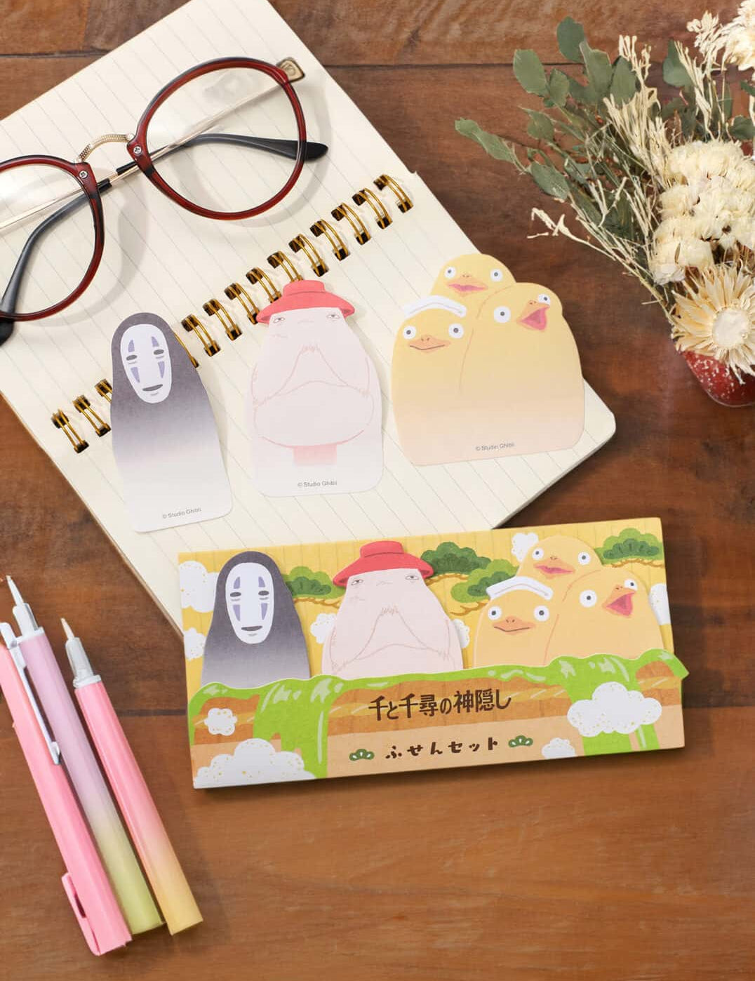 Clever Idiots Copy of Studio Ghibli Classics Sticky Notes Sets Kawaii Gifts