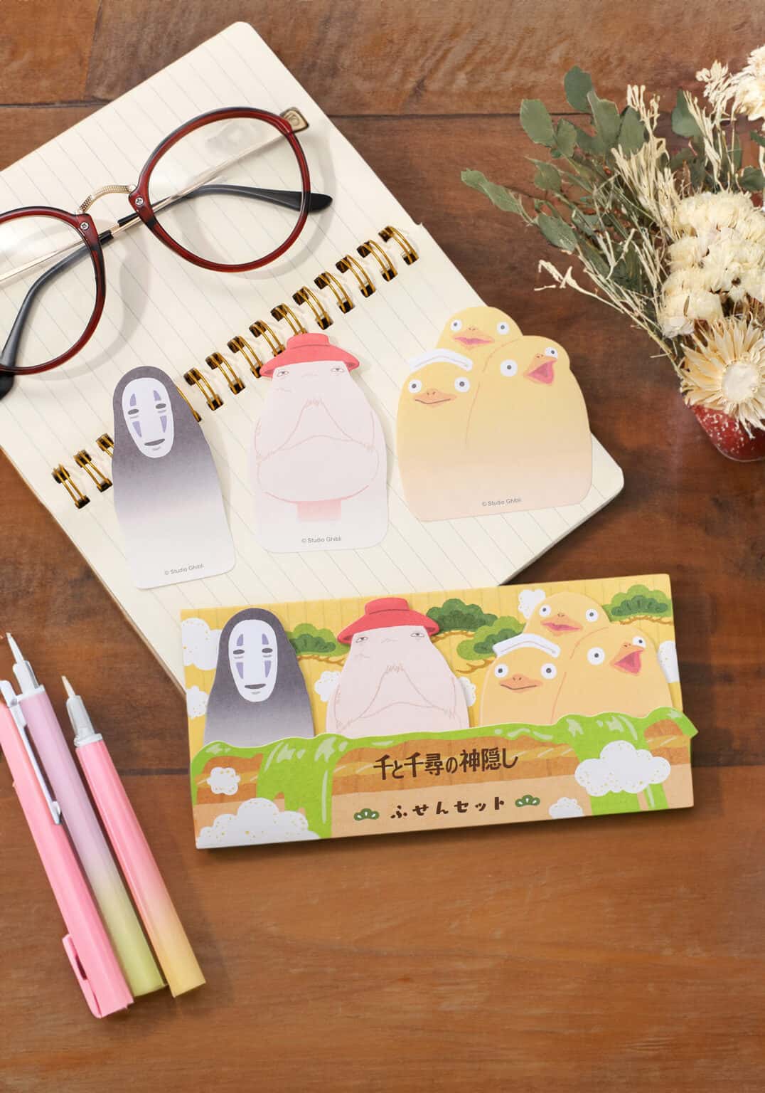 Clever Idiots Copy of Studio Ghibli Classics Sticky Notes Sets Kawaii Gifts