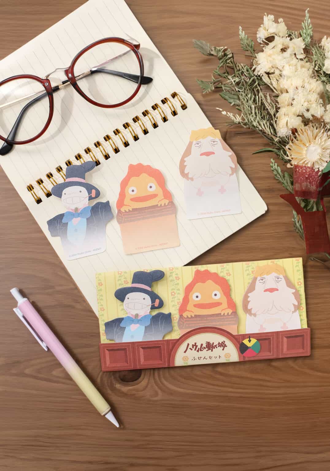 Clever Idiots Copy of Studio Ghibli Classics Sticky Notes Sets Howl's Moving Castle Kawaii Gifts 4549743942247