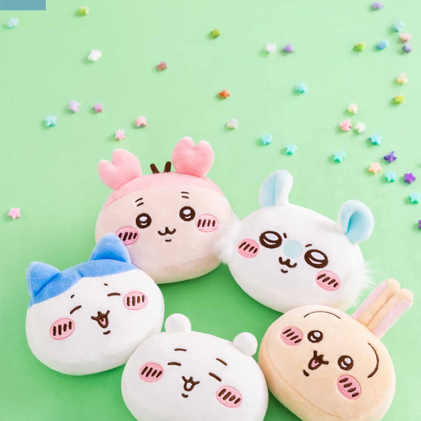 Clever Idiots Chiikawa Mochhimochi Surprise Face Plush Mascot with Strap Blind Box Kawaii Gifts 4595058173425