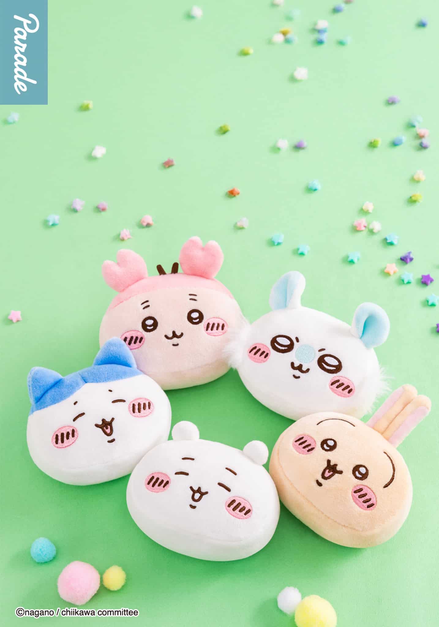 Clever Idiots Chiikawa Mochhimochi Surprise Face Plush Mascot with Strap Blind Box Kawaii Gifts 4595058173425