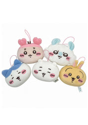 Clever Idiots Chiikawa Mochhimochi Surprise Face Plush Mascot with Strap Blind Box Kawaii Gifts 4595058173425