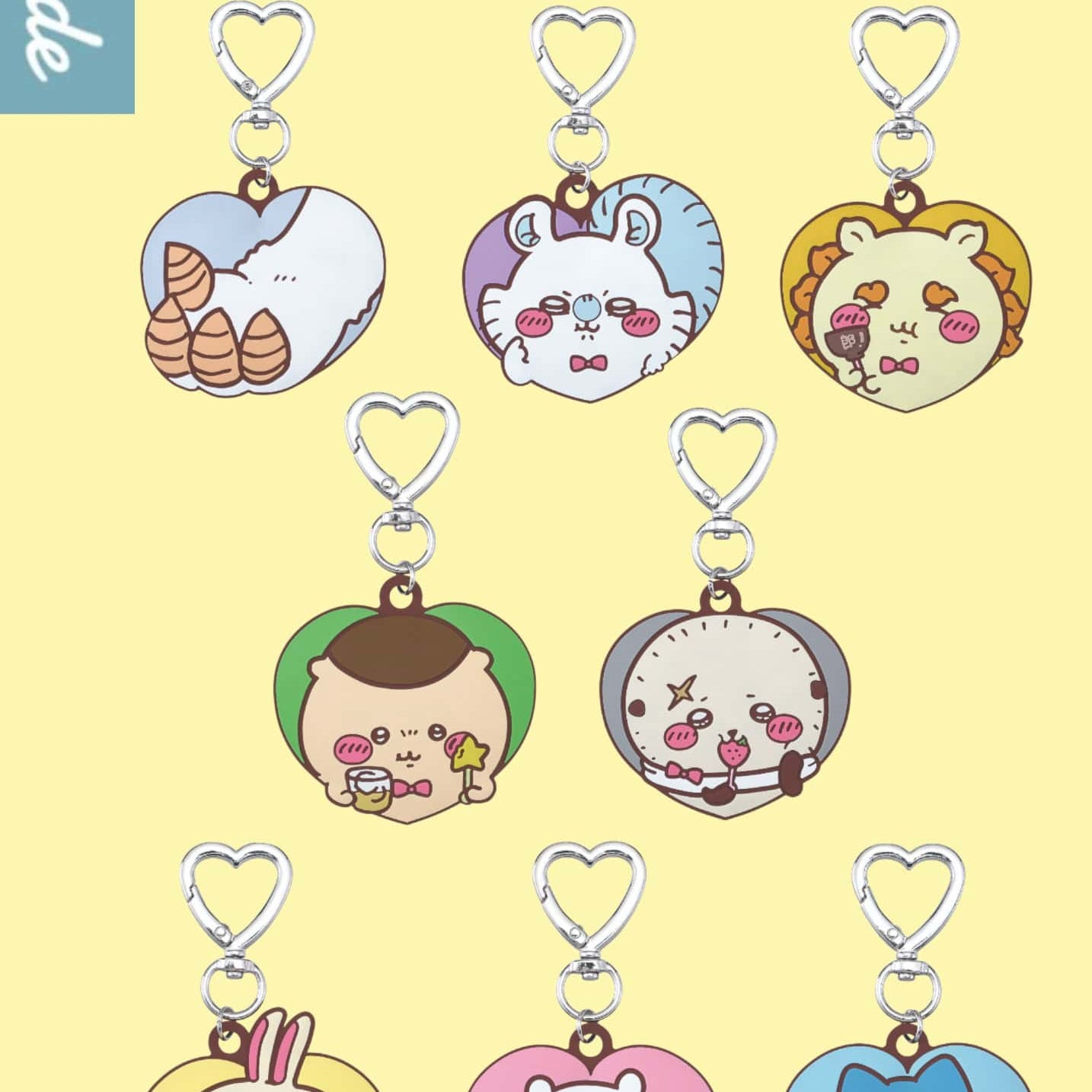 Clever Idiots Chiikawa Rubber Heart Surprise Keychain Blind Box Kawaii Gifts 4595433971837