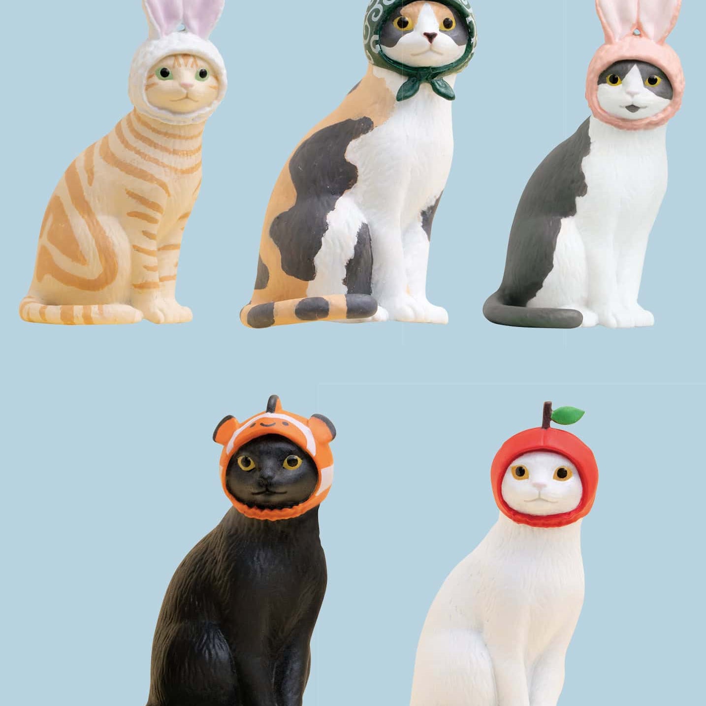 Clever Idiots Kitan Club Cat Cap Figure Surprise Box Kawaii Gifts 4580045301608