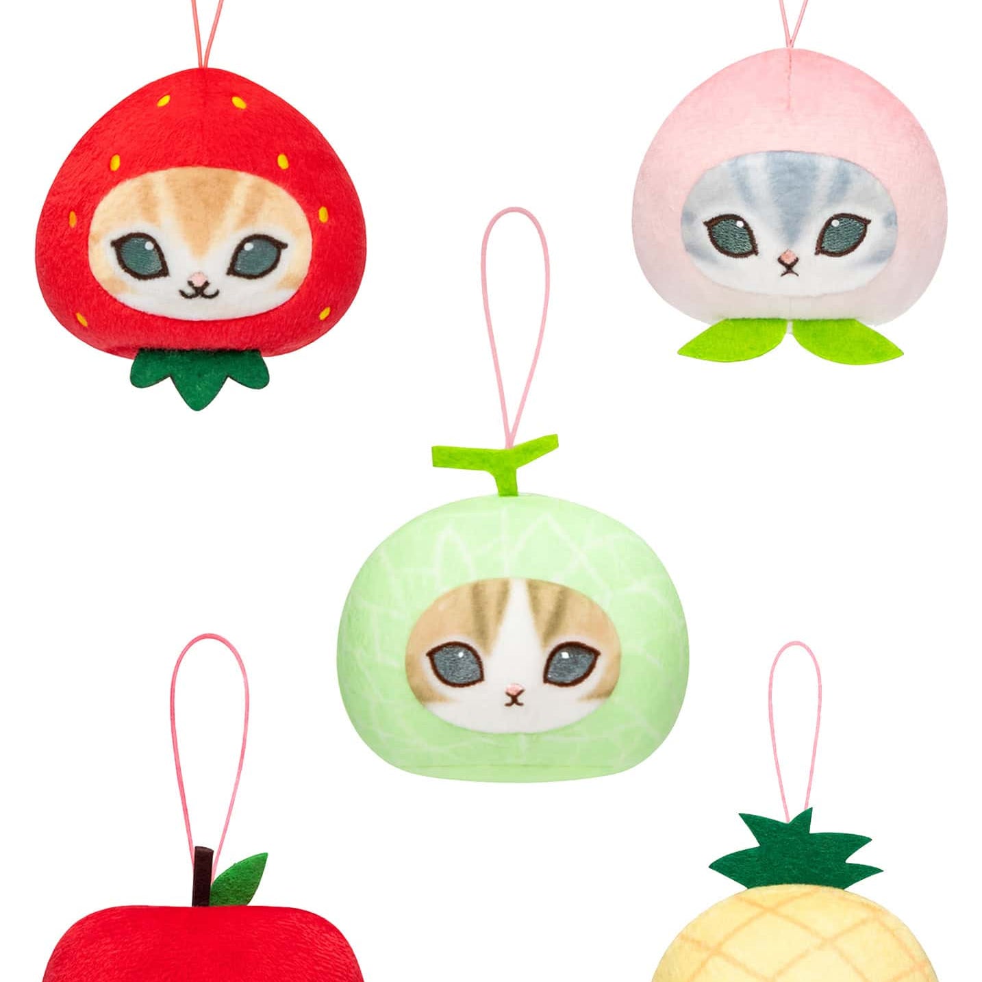 Clever Idiots Mofusand Fresh Fruit Meow Surprise Face Plush with Strap Blind Box Kawaii Gifts 4595058173906