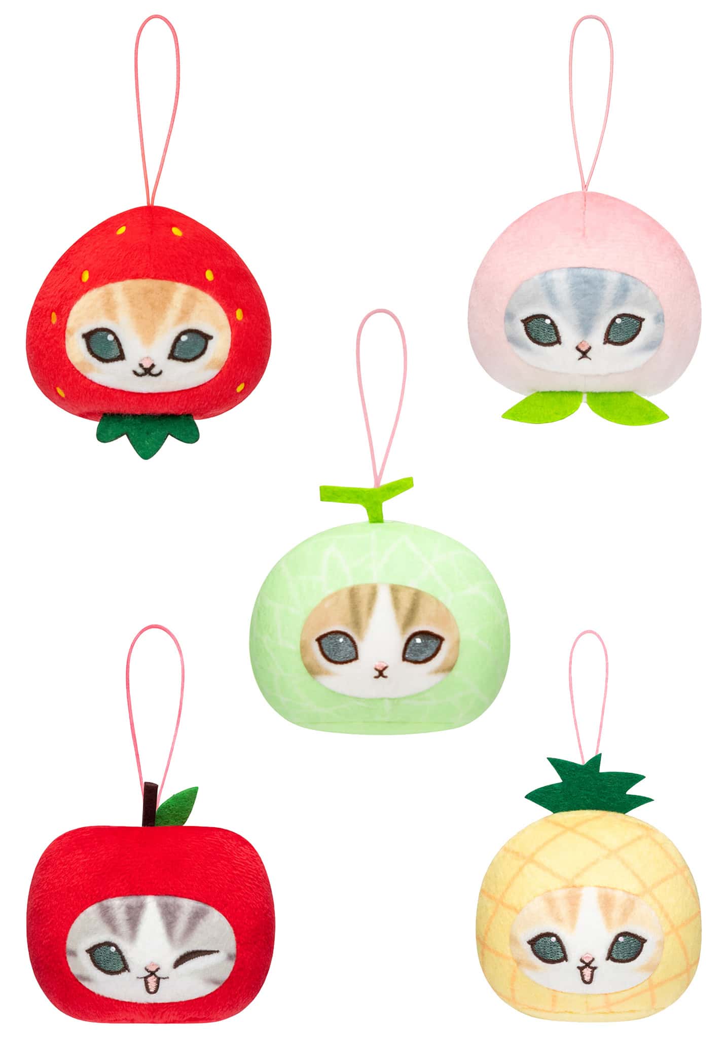 Clever Idiots Mofusand Fresh Fruit Meow Surprise Face Plush with Strap Blind Box Kawaii Gifts 4595058173906