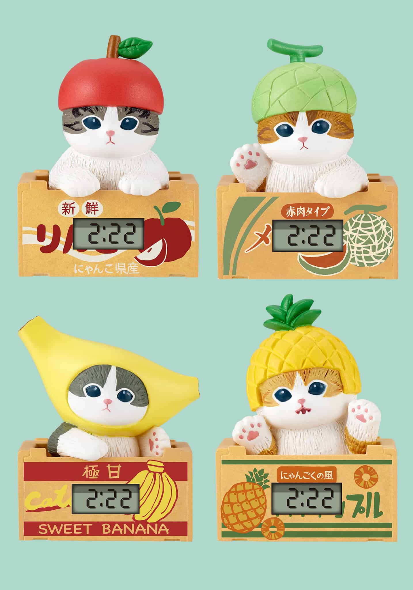 Clever Idiots Mofusand Fruit Box Clock Surprise Box Kawaii Gifts 4580045309291