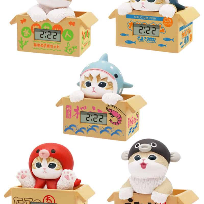 Clever Idiots Mofusand Marine Life Meow Watch Clock Surprise Box Kawaii Gifts 4571670331788