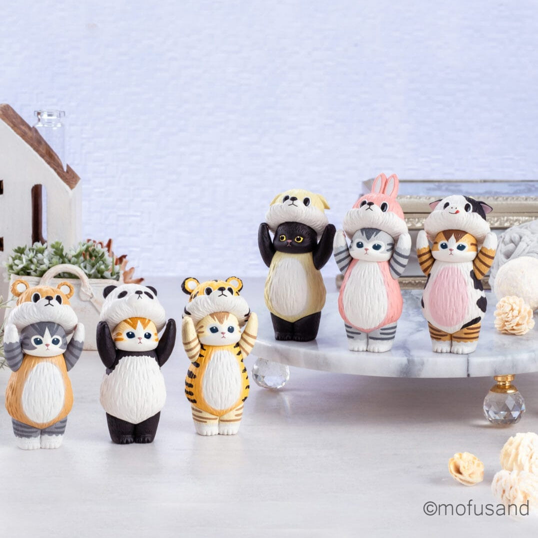 Clever Idiots Mofusand Soft Vinyl Figure Surprise Box Kawaii Gifts