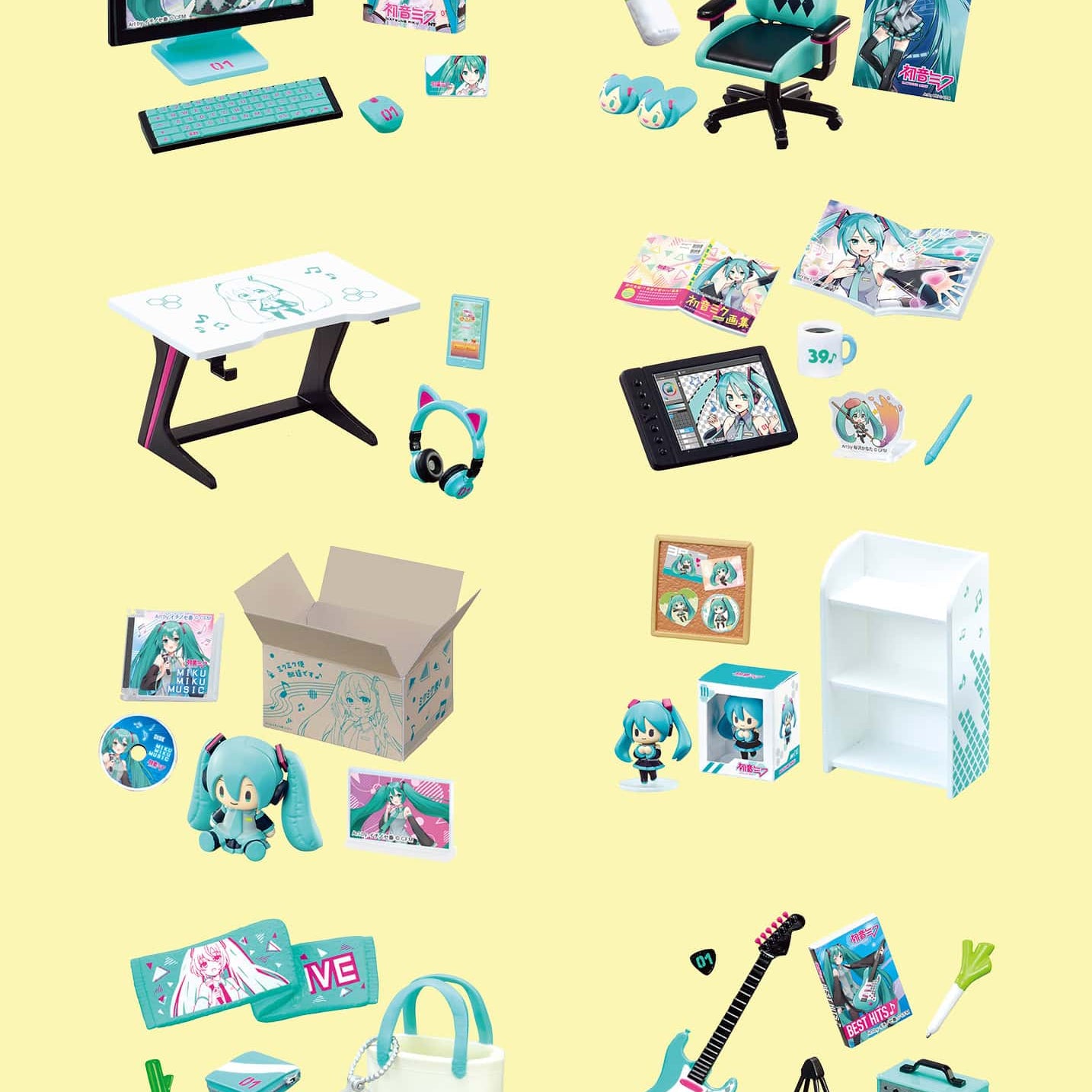 Clever Idiots Re-ment Miku Miku Room Surprise Box Kawaii Gifts 4521121208862
