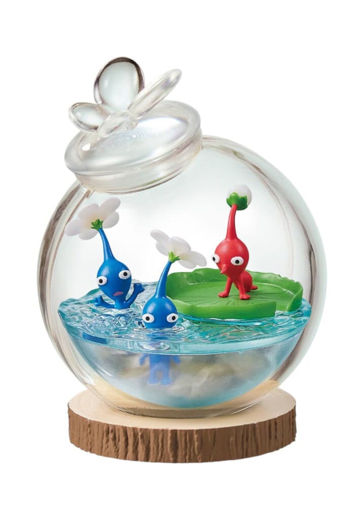 Clever Idiots Re-ment Pikmin Terrarium Surprise Figure Blind Box Kawaii Gifts 4521121207773