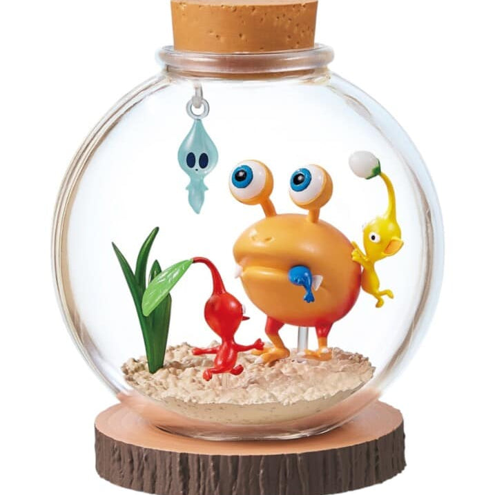 Clever Idiots Re-ment Pikmin Terrarium Surprise Figure Blind Box Kawaii Gifts 4521121207773