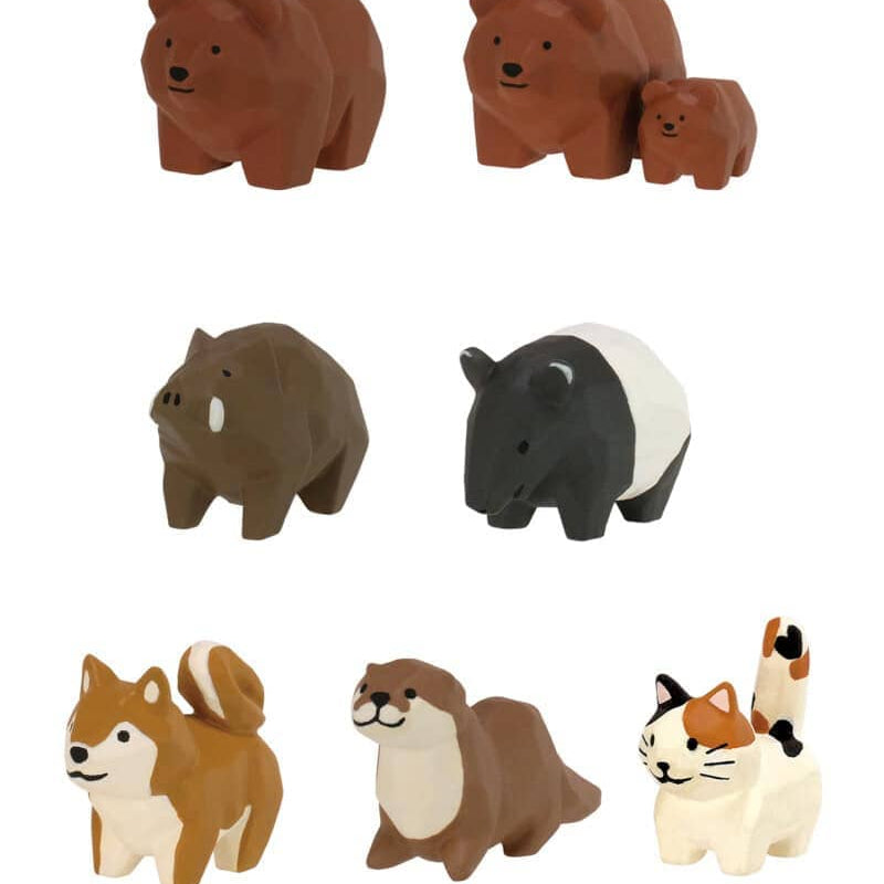 Clever Idiots Seiji Kawasaki Wood Carved Animals vol.1 Surprise Figure Blind Box Kawaii Gifts 4589795386880