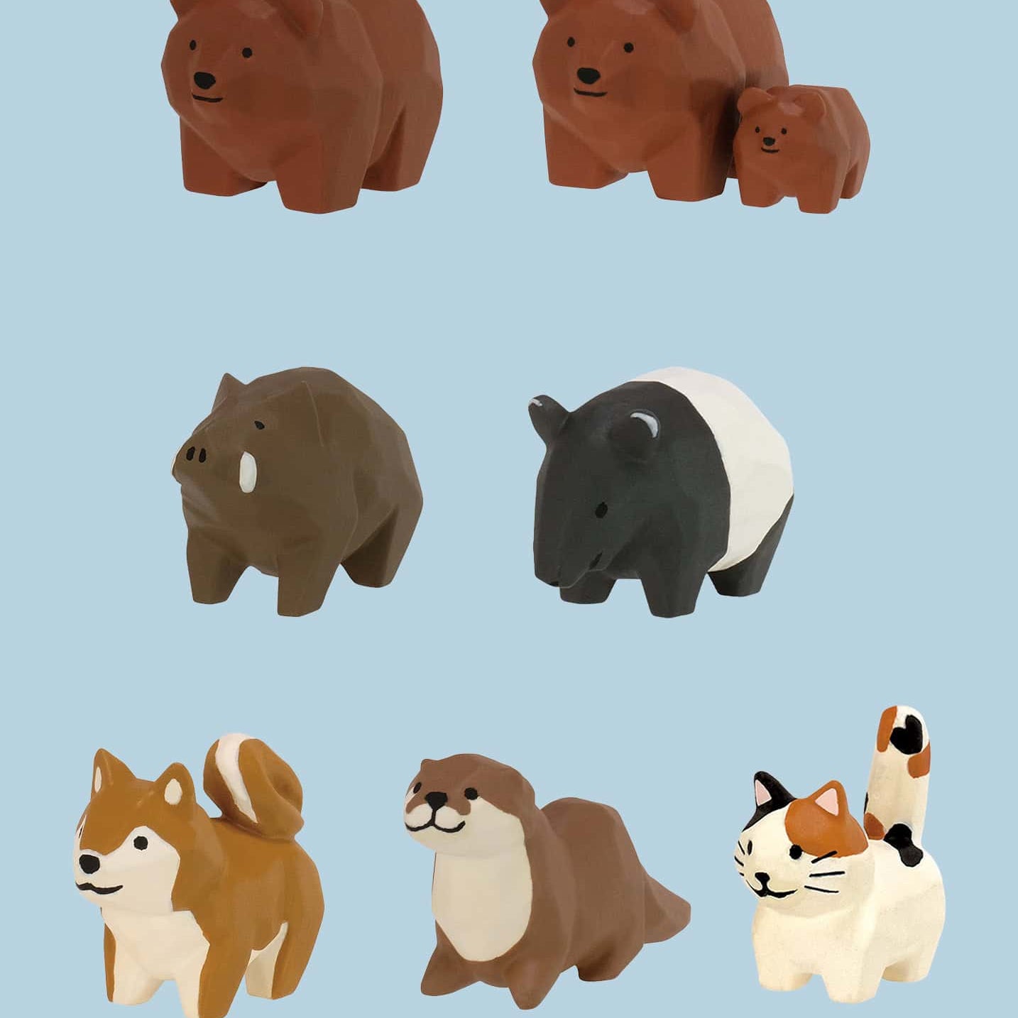 Clever Idiots Seiji Kawasaki Wood Carved Animals vol.1 Surprise Figure Blind Box Kawaii Gifts 4589795386880