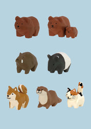 Clever Idiots Seiji Kawasaki Wood Carved Animals vol.1 Surprise Figure Blind Box Kawaii Gifts 4589795386880