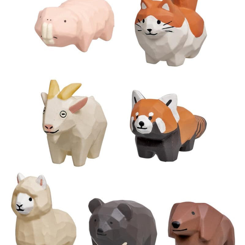 Clever Idiots Seiji Kawasaki Wood Carved Animals vol.2 Surprise Figure Blind Box Kawaii Gifts 4589795386897
