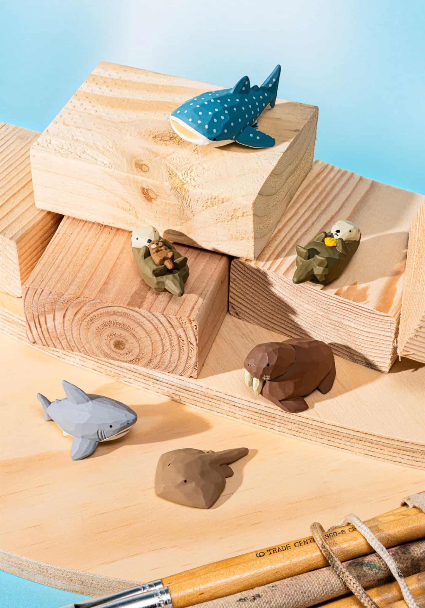 Clever Idiots Seiji Kawasaki Wood Carved Animals vol.3 Surprise Figure Blind Box Kawaii Gifts 4589795386903