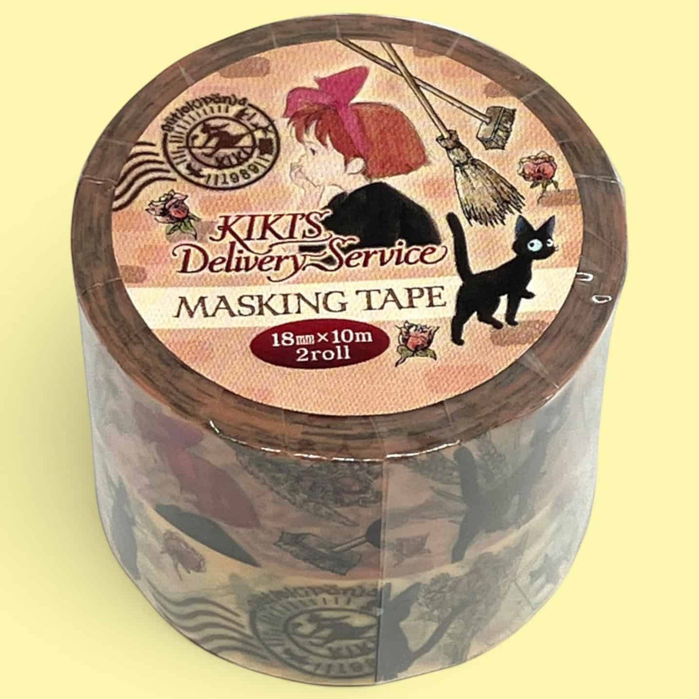Clever Idiots Studio Ghibli Classics Washi Masking Tapes 2-Piece Sets Antique Kiki's Delivery Service Kawaii Gifts 4961524766277