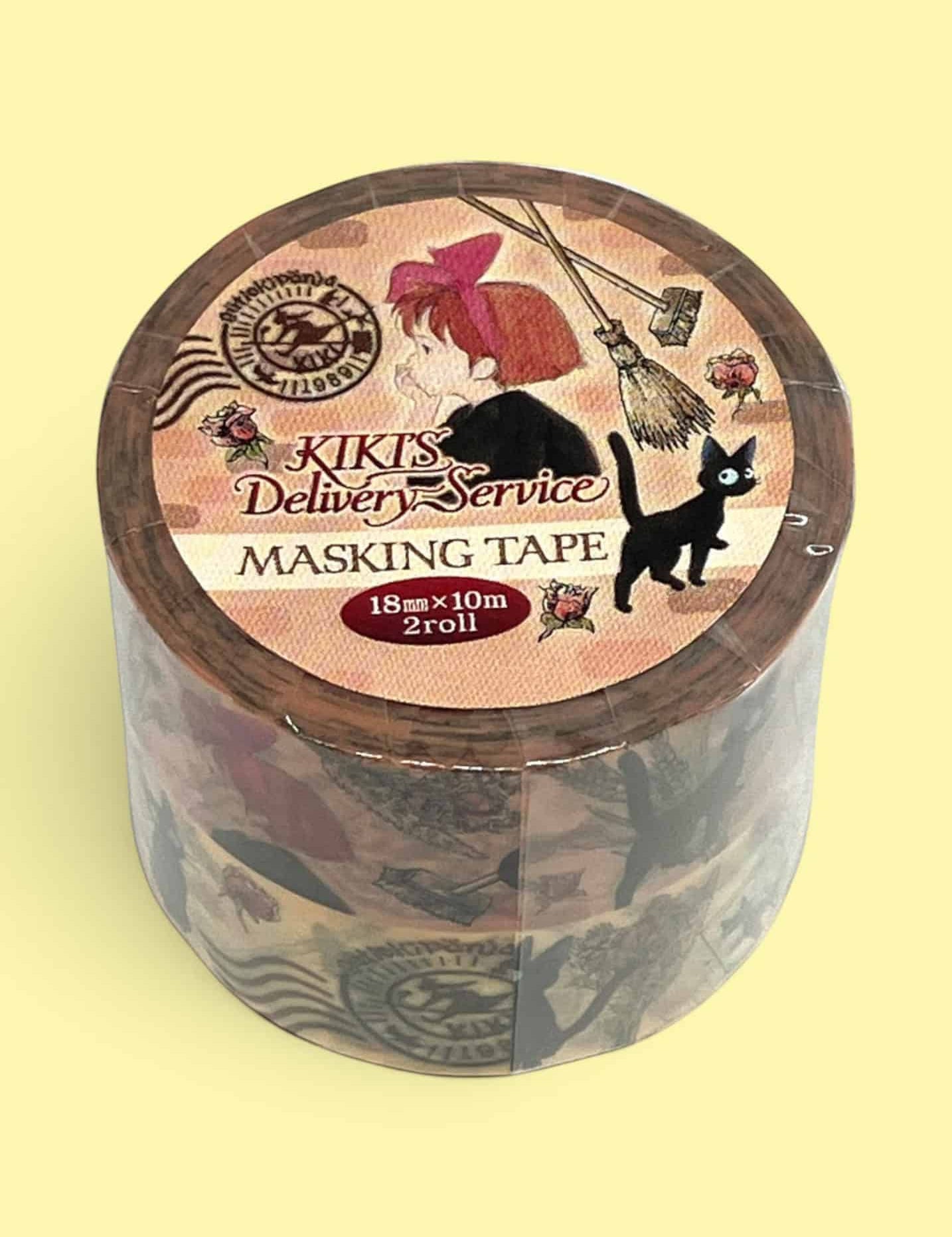 Clever Idiots Studio Ghibli Classics Washi Masking Tapes 2-Piece Sets Antique Kiki's Delivery Service Kawaii Gifts 4961524766277