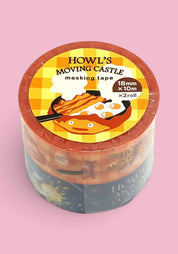 Clever Idiots Studio Ghibli Classics Washi Masking Tapes 2-Piece Sets Calcifer Howl's Moving Castle Kawaii Gifts 4961524814442