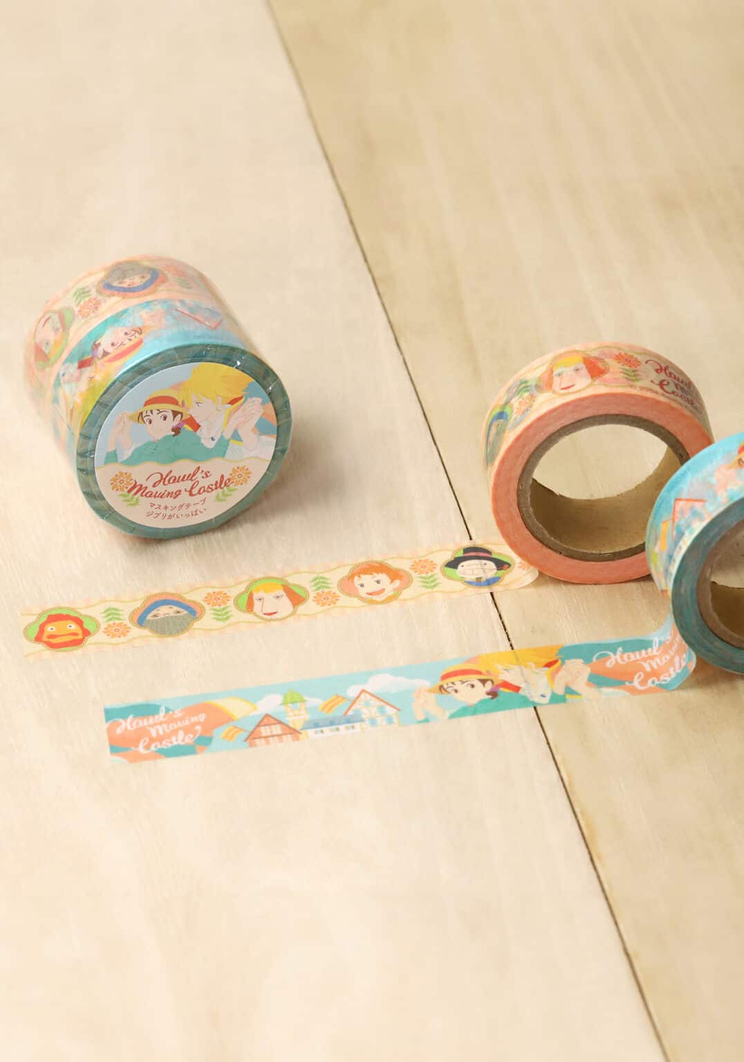 Clever Idiots Studio Ghibli Classics Washi Masking Tapes 2-Piece Sets Howl's Moving Castle Kawaii Gifts 4549743384917