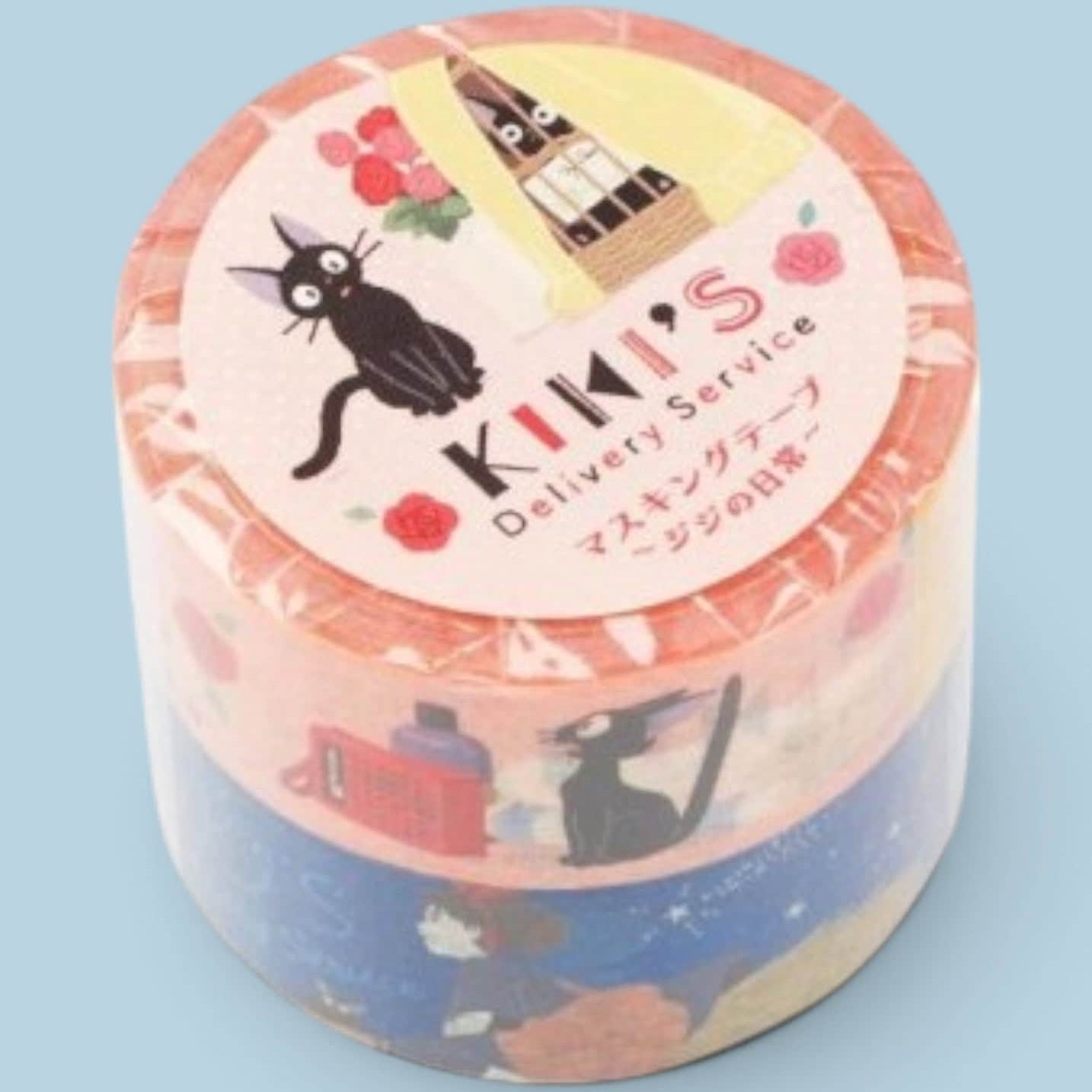 Clever Idiots Studio Ghibli Classics Washi Masking Tapes 2-Piece Sets Jiji's Daily Life Kiki's Delivery Service Kawaii Gifts 4549743325385