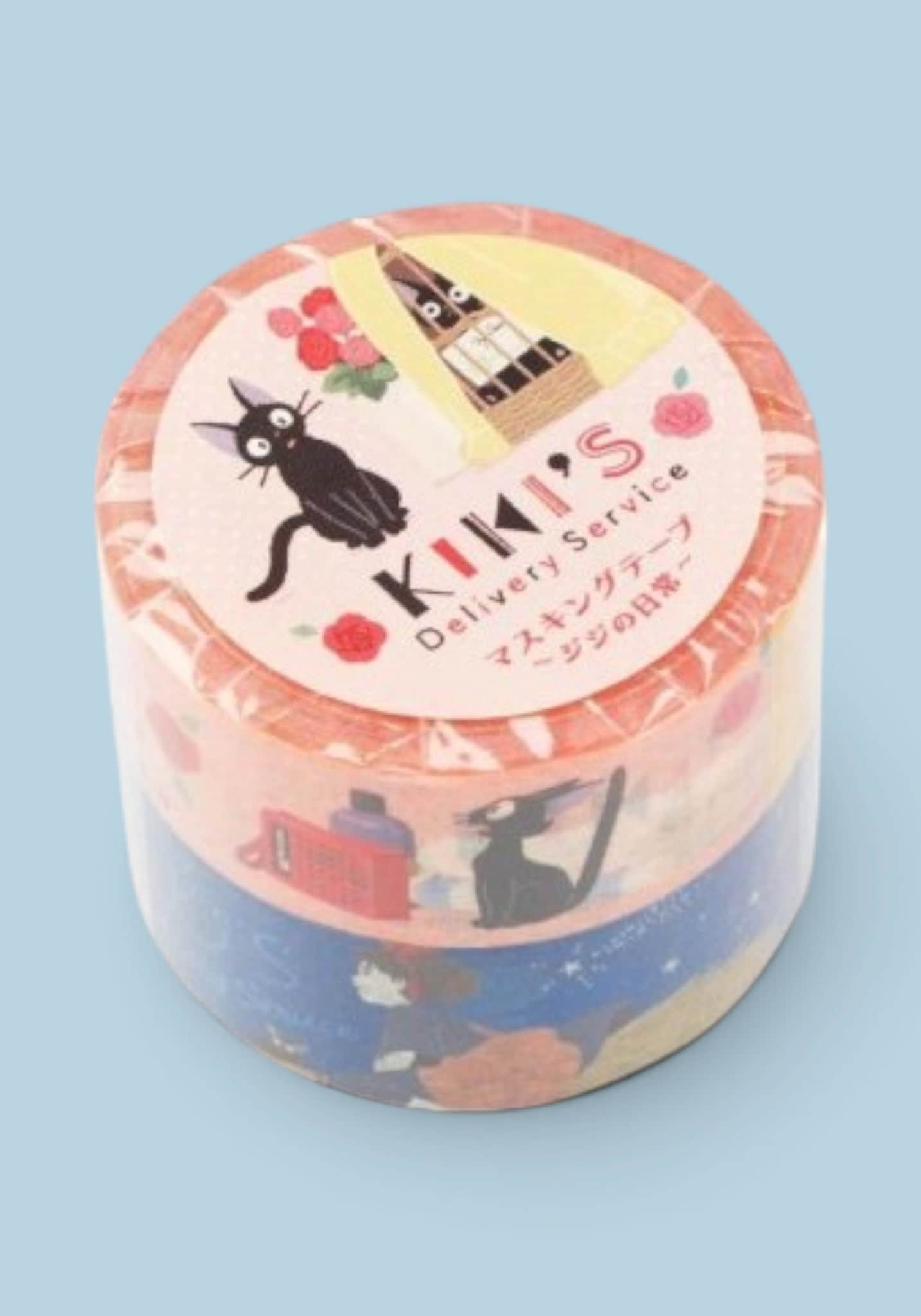Clever Idiots Studio Ghibli Classics Washi Masking Tapes 2-Piece Sets Jiji's Daily Life Kiki's Delivery Service Kawaii Gifts 4549743325385